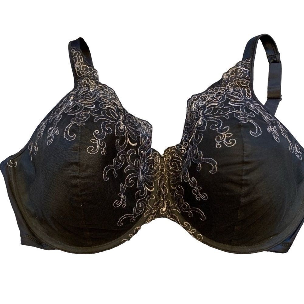Playtex black lace full figure bra